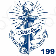 Jagua petite taille - ancre de marin