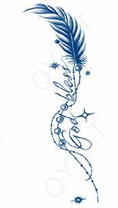 Plaquette de tatouage au jagua de plume god bless