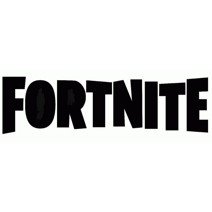 Pochoir écriture fortnite taille moyenne