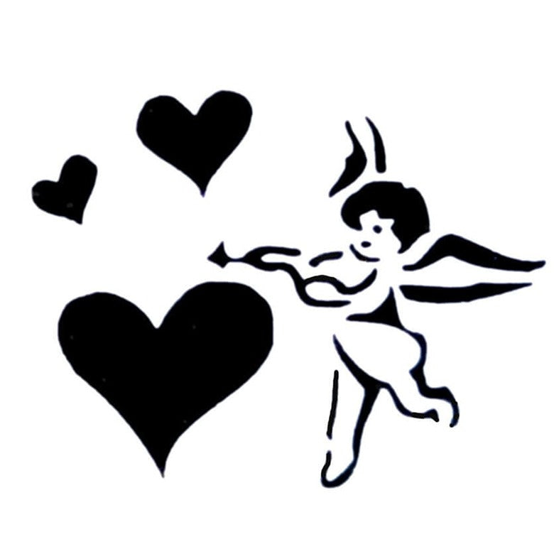 Pochoir Cupidon pochoir 4cm mini modèle