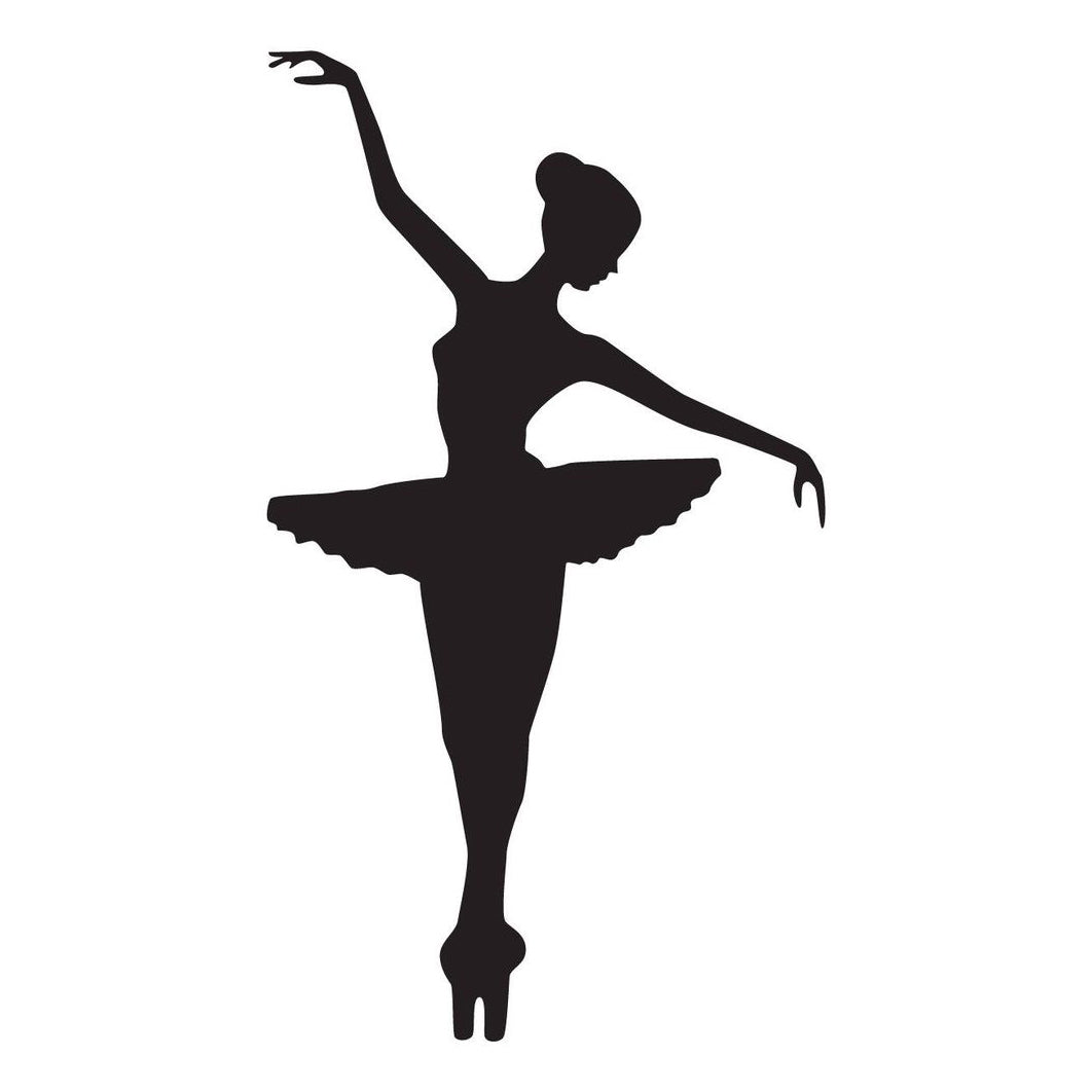 Pochoir de ballerine pour tattoo aérographe