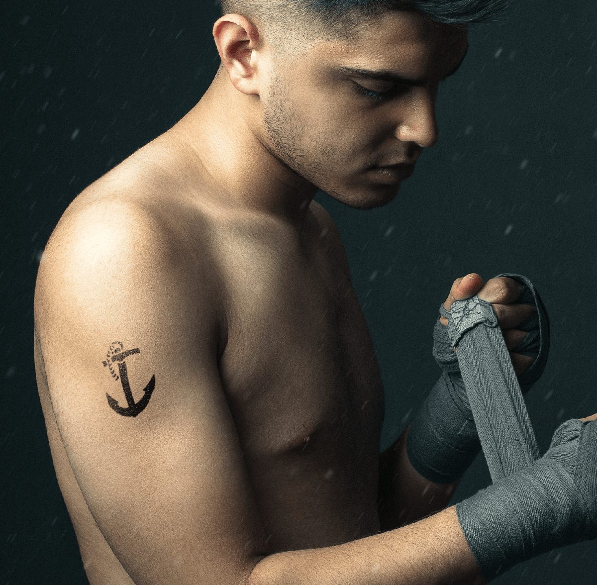 Pochoir ancre taille moyenne