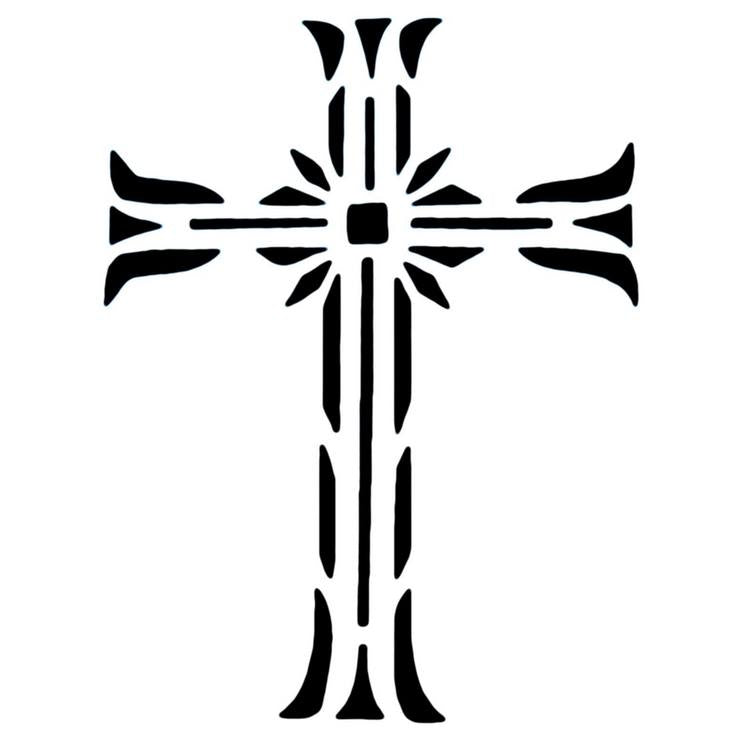 Pochoir croix - taille moyenne