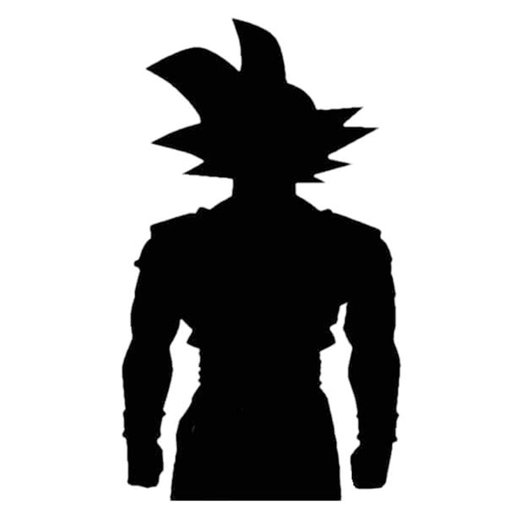 Pochoir Goku DBZ 1 taille moyenne
