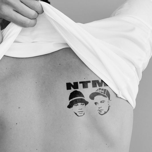 Pochoir NTM pour tatouage aérographe