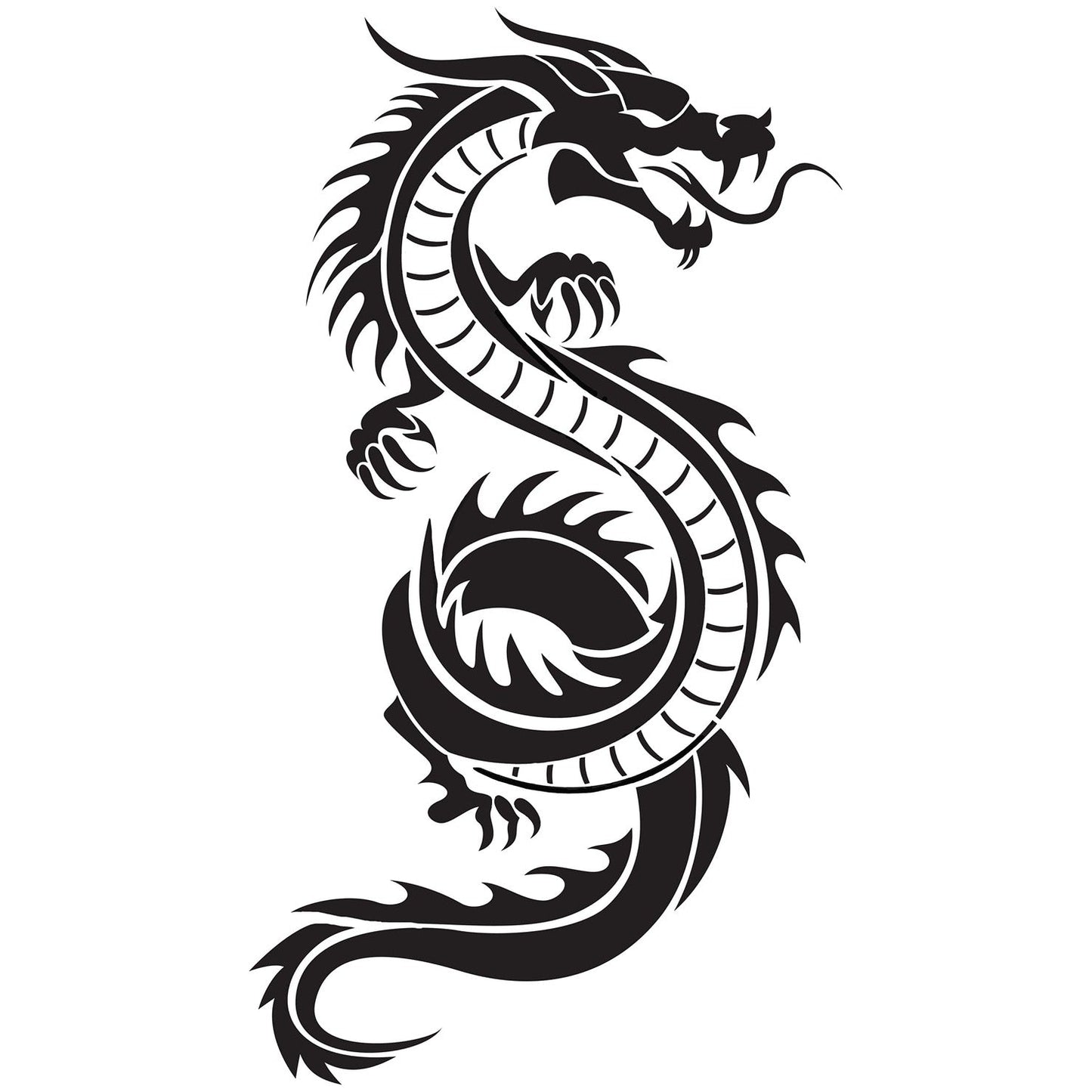 Pochoir Dragon - Taille géant