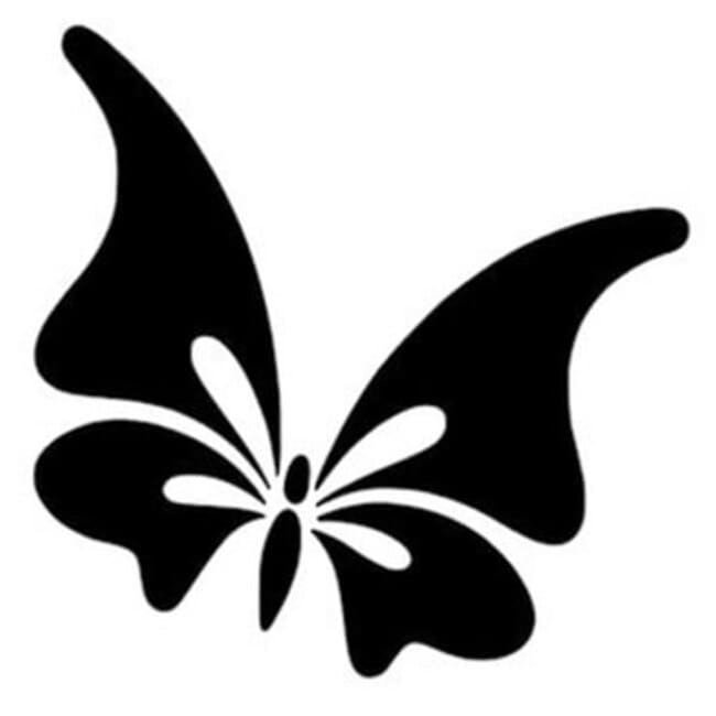 Pochoir petit Papillon 4,5cm