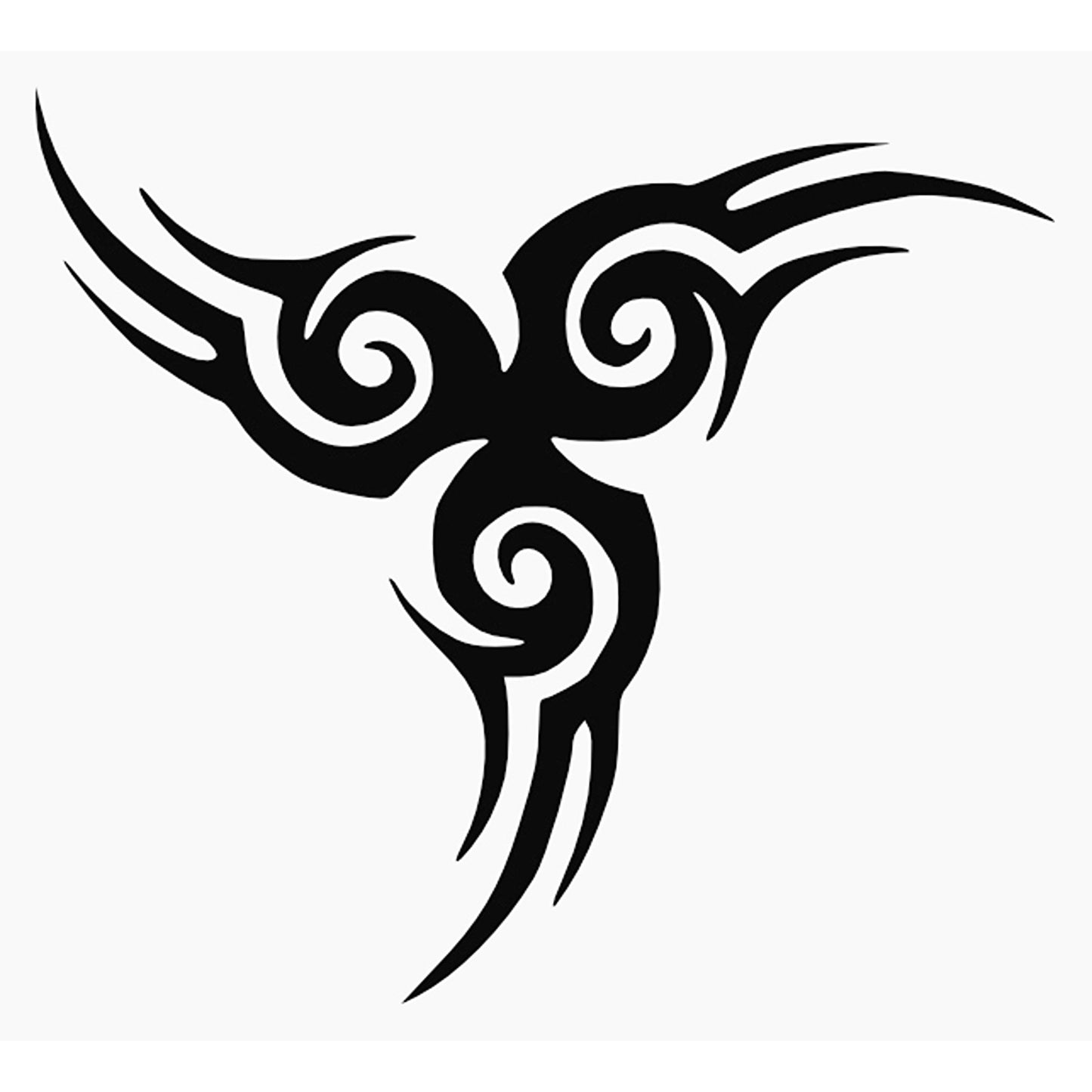Pochoir shuriken tribal - taille moyenne