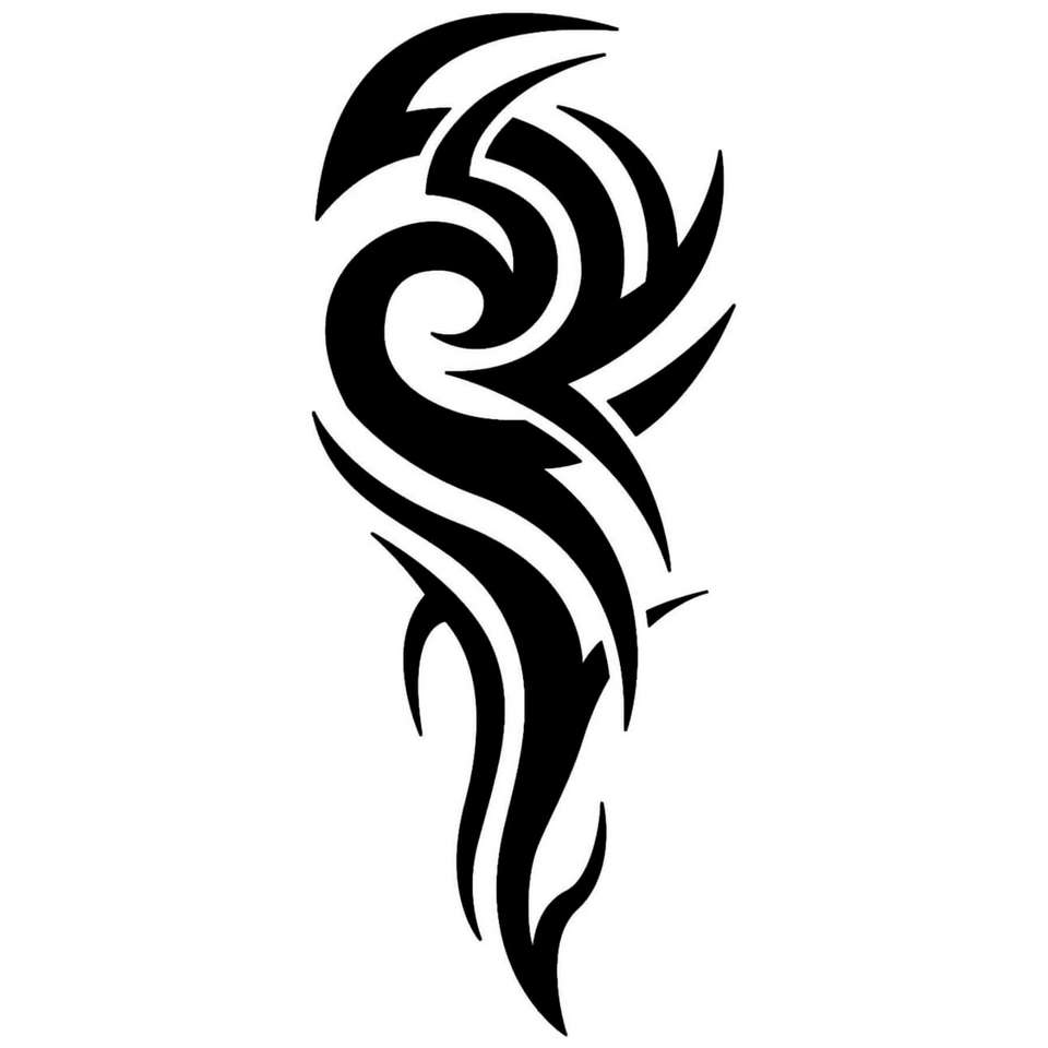 Pochoir Tribal épaule ou mollet  grand modèle