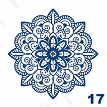 Jagua petite taille - Mandala