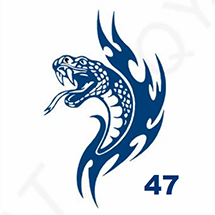 Jagua petite taille - Tête de serpent tribal