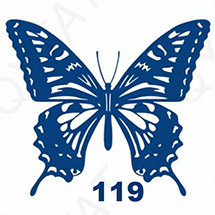 Jagua petite taille - Papillon simple