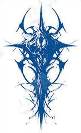 Tatouage de la croix des possédés - Damnation éternelle