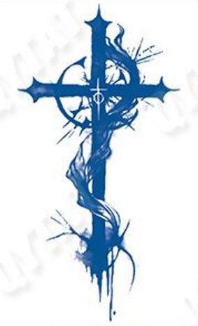 Tatouage de sombre croix gothique - Malédiction et Rituel du néant
