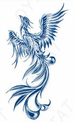 Tattoo au jagua oiseau de paradis 2 - Beauté exotisme et rêve