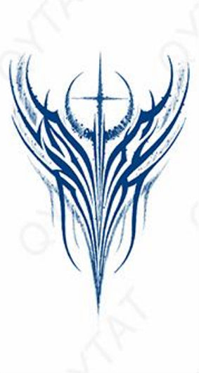 Tatouage Tribal XL 20cm - Force identité et esthétique