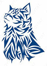 Plaquette de tatouage au jagua de chat taille moyenne