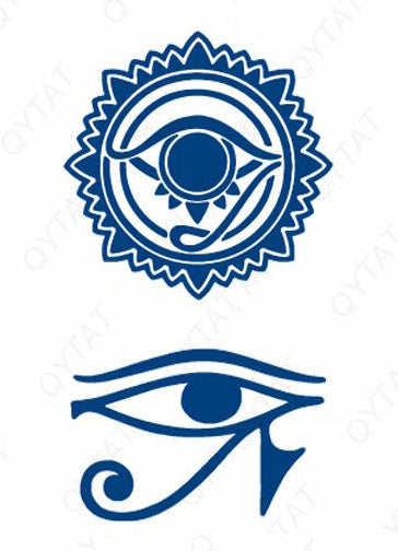 Plaquette de tatouage au jagua d'oeil d'horus taille moyenne