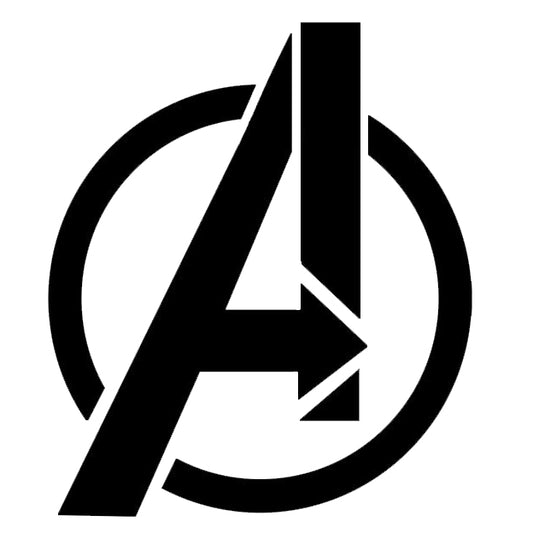 Pochoir Avengers tattoo aérographe