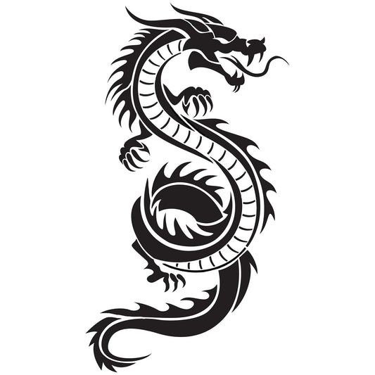 Pochoir Dragon - Grande Taille