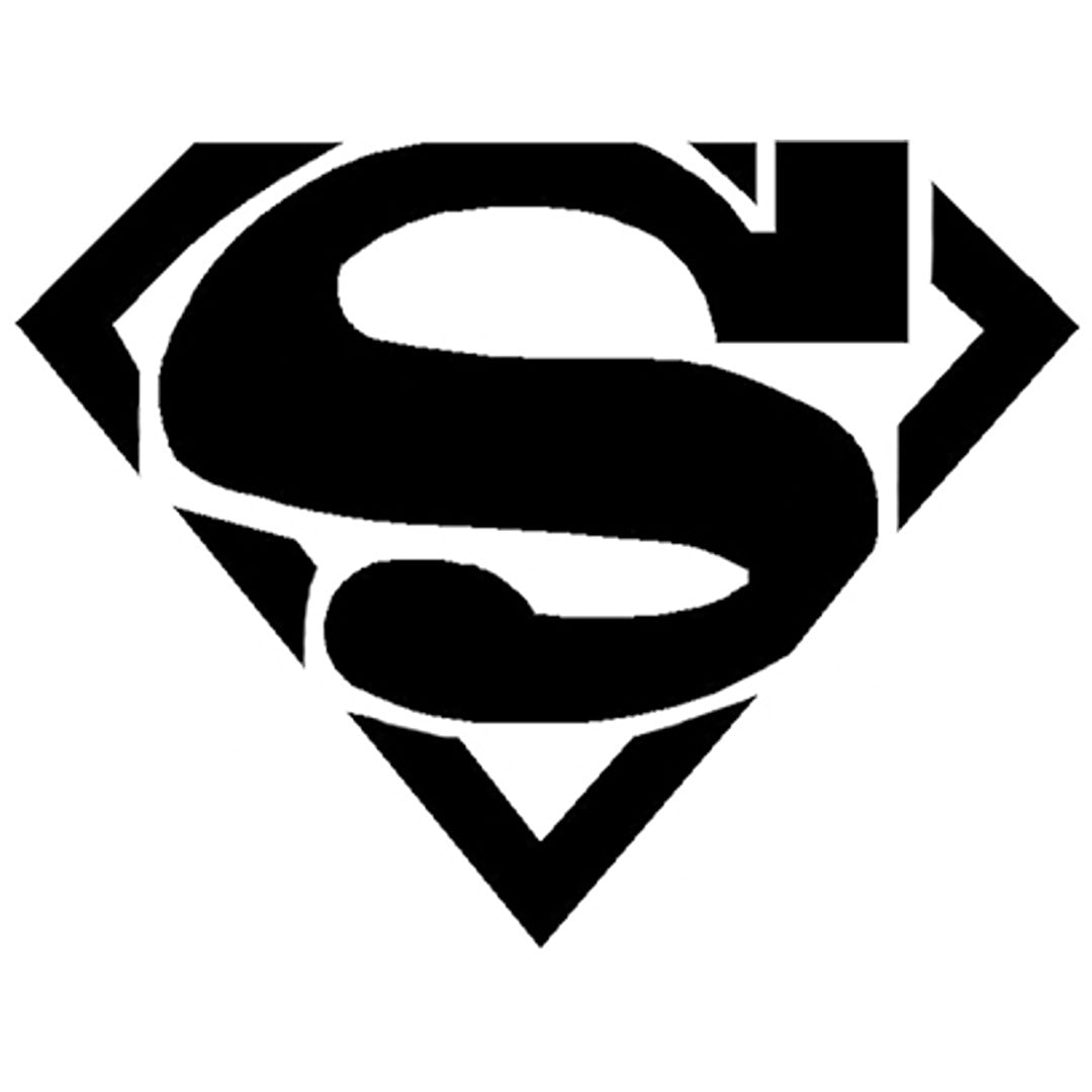 Pochoir Superman pour tattoo