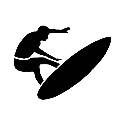 Pochoir tattoo surfeur - taille moyenne