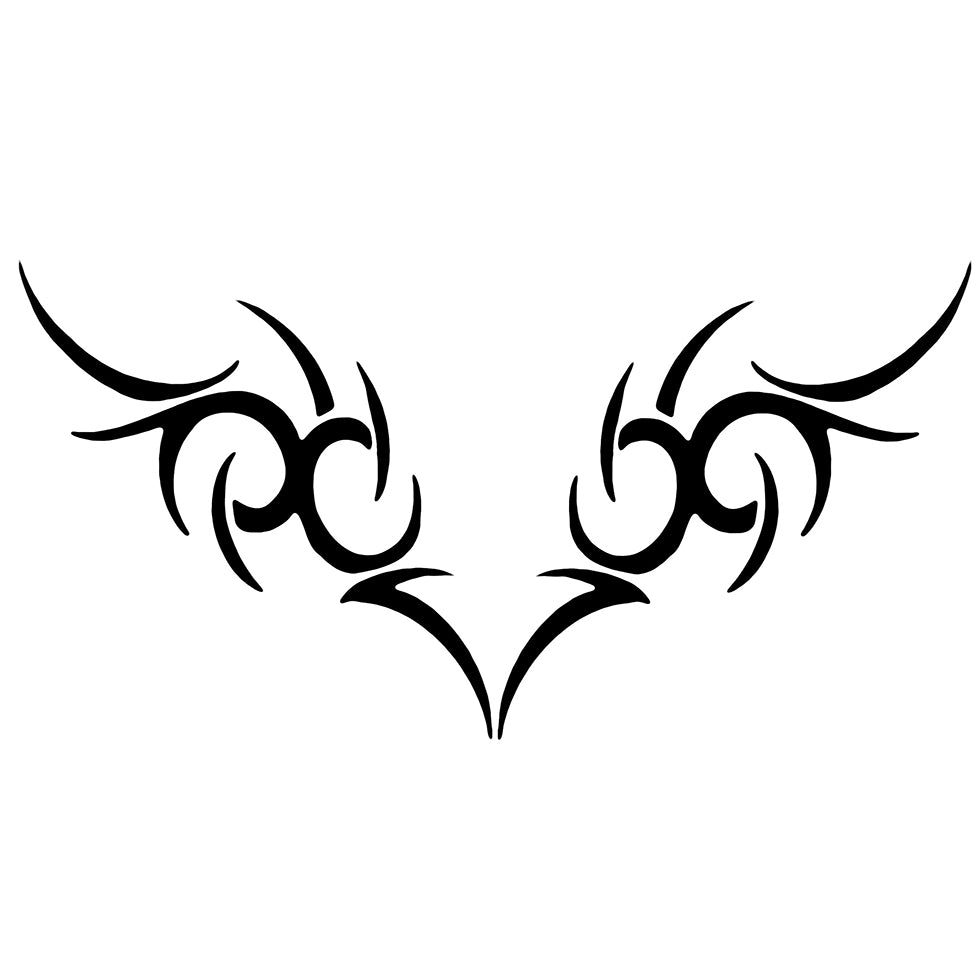 Pochoir bas du dos pour tattoo grande taille